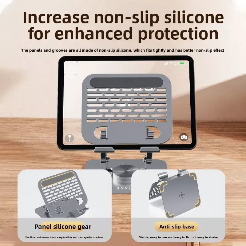 Support Tablette Rotatif 360° – Support Aluminium pour iPad Pro, Air et Mini image 3