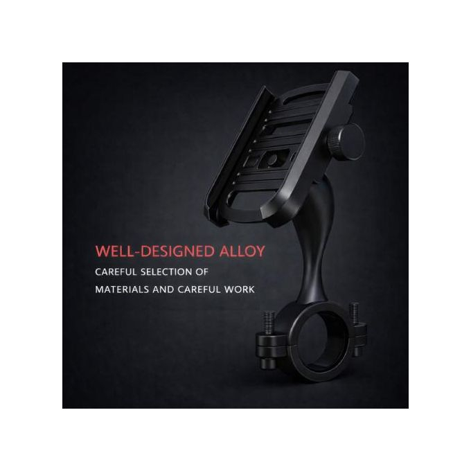 Support Téléphone Moto et Vélo Guidon 19-05 – Porte-Smartphone Antivibrations pour Scooter et VTTimage 4