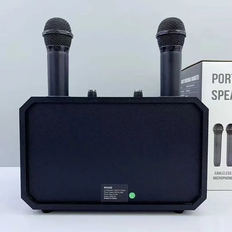 Système Karaoké Professionnel M4409 – Enceinte Bluetooth avec Double Micro Sans Fil image 3