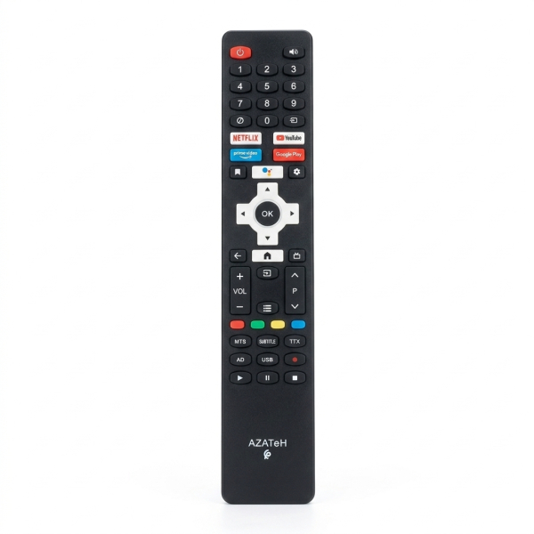 Telecomando OOIQQ Per Vivax Smart TV – Compatibile Con 32LE20K, 40LE20K, 43UHD10K, 50UHD10K E Altri (senza Voce)