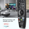 Télécommande de Remplacement pour LG Smart TV – Compatible AN-MR20GA, AN-MR19BA & AN-MR18BAimage-2
