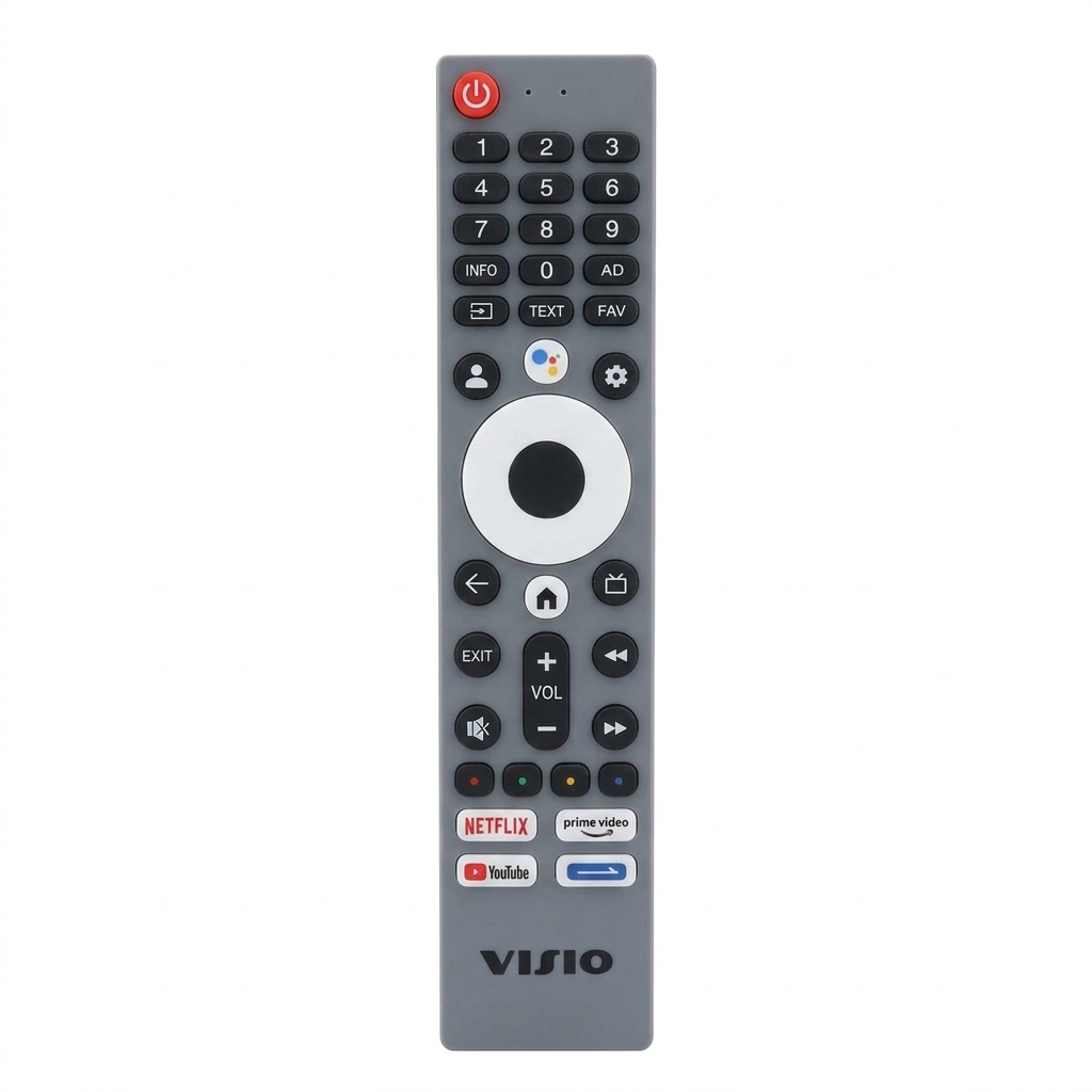 Télécommande VISIO Smart TV Voice Control – Télécommande de Remplacement avec Commande Vocale Google Assistant & Android TV