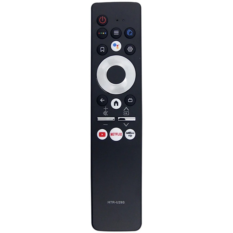 Télécommande Vocale Haier HTR-U29S pour Smart TV Android – Recherche Vocale, Bluetooth & Touches Streaming