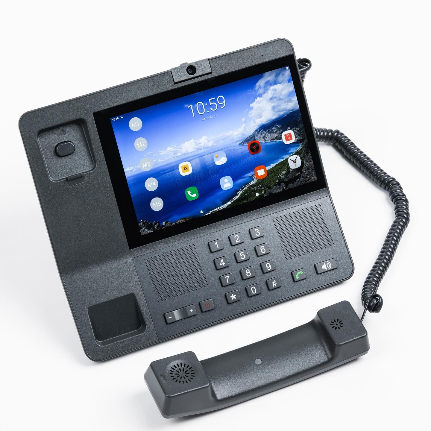 Téléphone Fixe Sans Fil Smart Android 4G DLNA ZT9600P – Voix HD, VoLTE, Point d'Accès WiFi, Visioconférence, Hybride Bureau/Maison