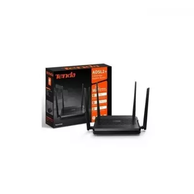 GENERALE -   tenda D305 Modem Routeur sans fil 300N + USB IMPRIMANTE AVEC 4 Antennes