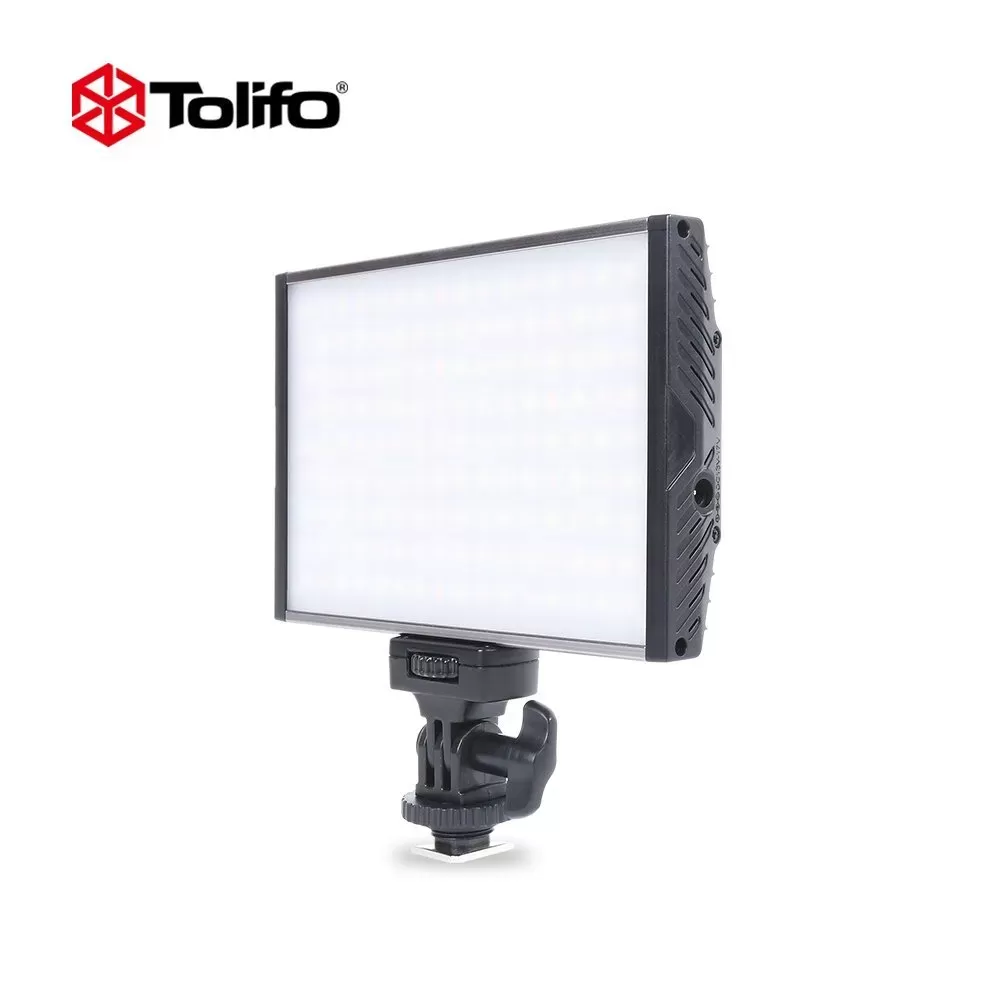 Torche LED Tolifo PT-15B Pro Bicolore pour Caméra image 1