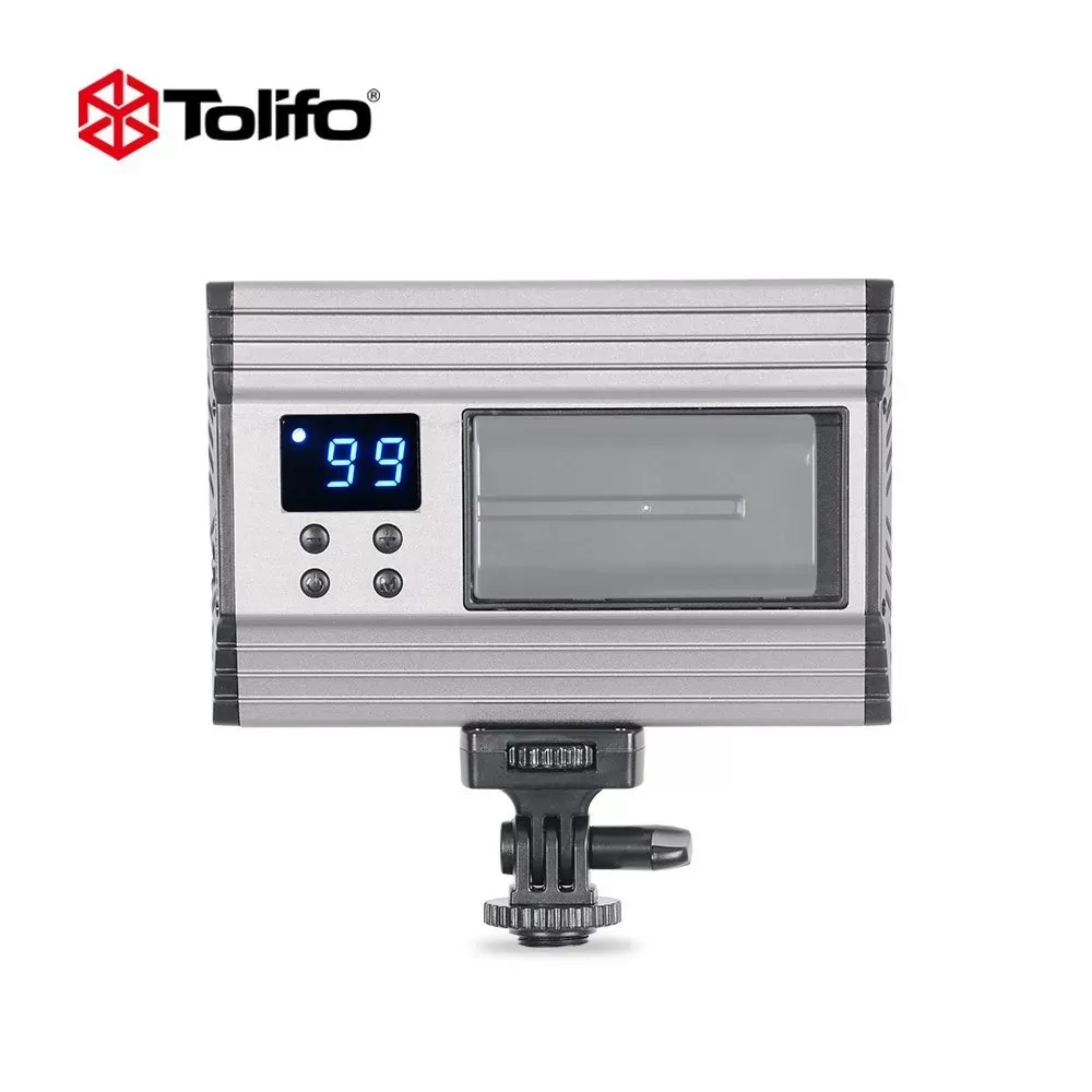 Torche LED Tolifo PT-15B Pro Bicolore pour Caméraimage-2