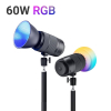 Torche Vidéo LED RGB 60W LUXCEO L60RGB – Éclairage COB Rechargeable Type-C, Fixation Magnétique & Diffuseurs Inclus image 1