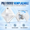 Traceur Bluetooth Anti-Perte Future Tag F12 Blanc – Compatible Apple Find My, Certifié MFi & Sans Abonnementimage 4