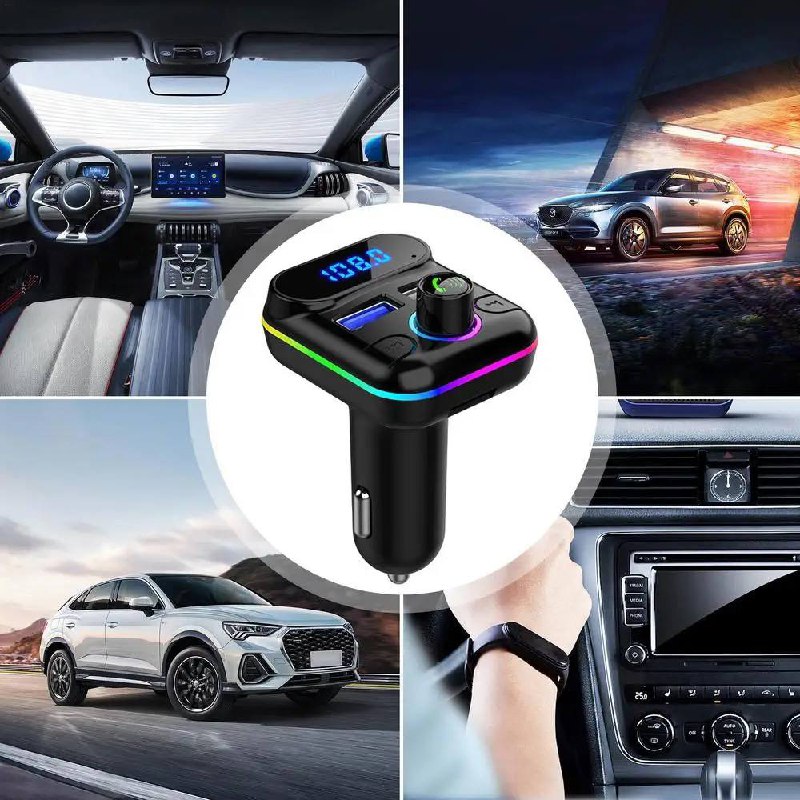 Transmetteur FM Bluetooth M33 avec Chargeur Rapide image 3