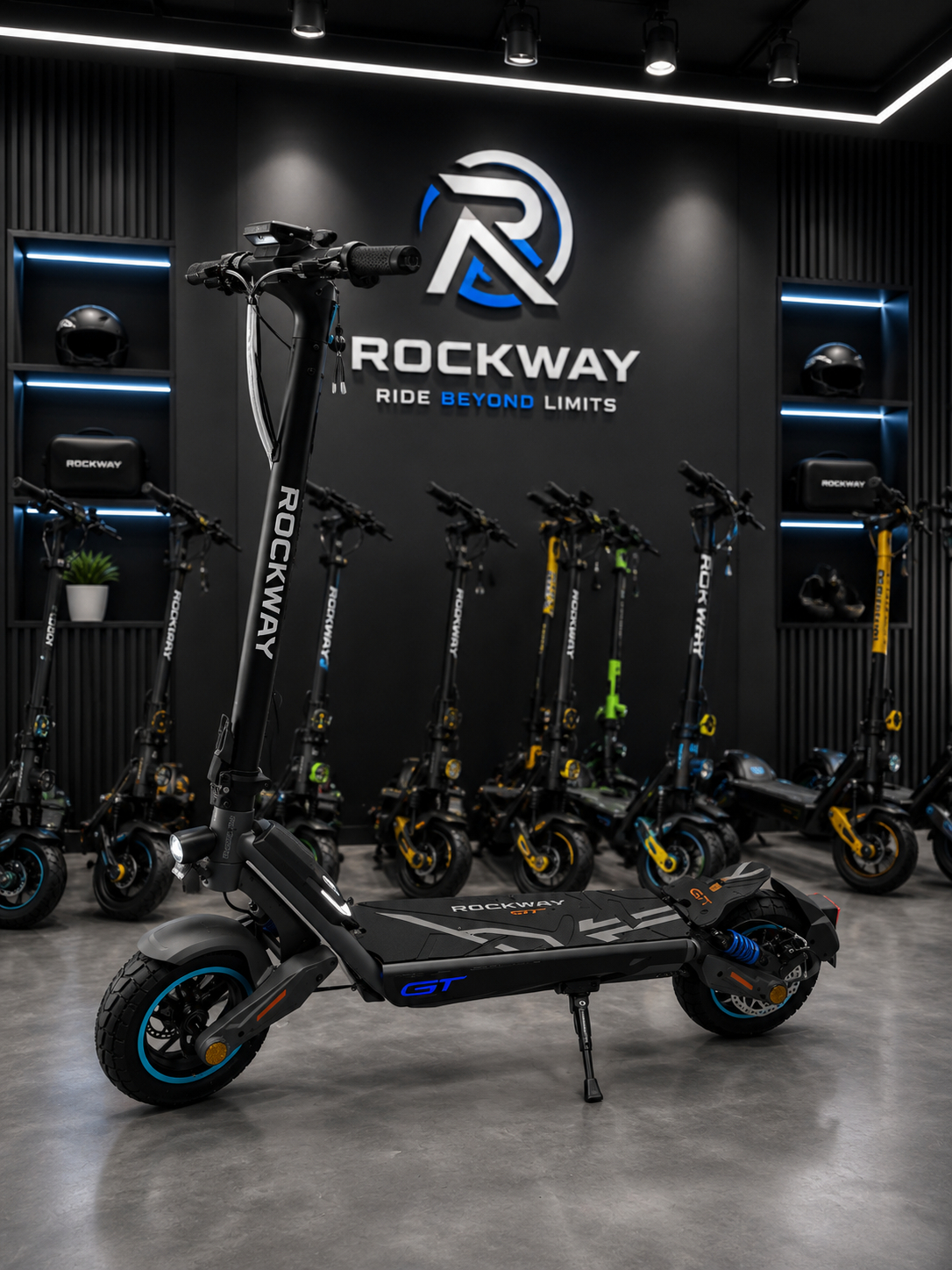 Trottinette Électrique Rockway GT 1600W – Modèle Sportif Puissant 45 km/h image 3