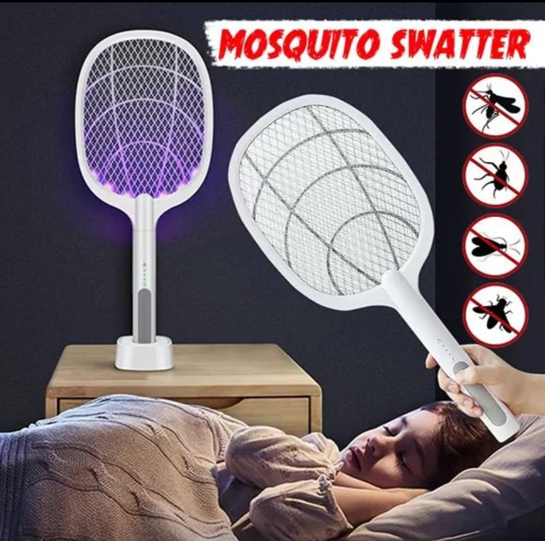 Raquette Anti-Moustiques avec Grille d'Électrocutionimage-2