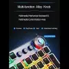 Universal AULA F2088 108 Keys Mixed Light Plating Punk Mechanical Brown Switch Wired USB Gaming Keyboard with Metal Button (Silver) image 3
