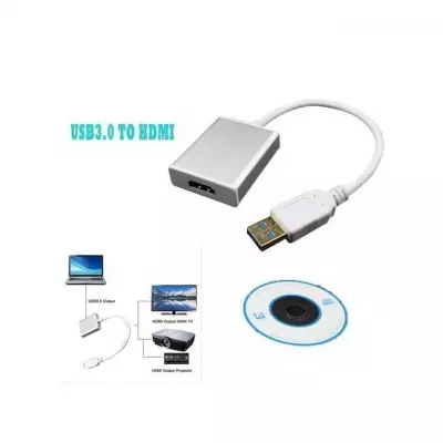 GENERALE - USB 3.0 To HDMI HD 1080P Video Cable Adapter Converter