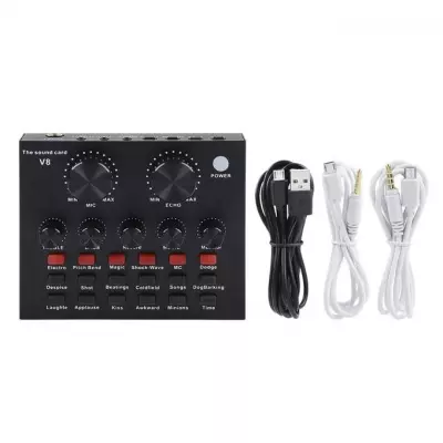 GENERALE - Carte son V8 Interface Audio Bluetooth