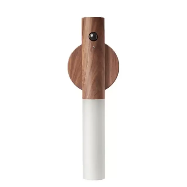 Veilleuse LED en Bois avec Batterie Intégrée image 1