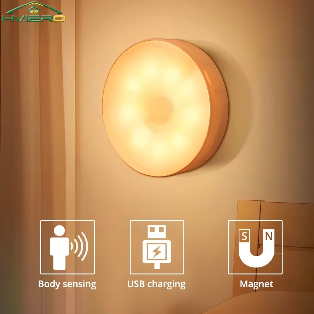 Veilleuse LED Smart-Sense Oly-One : Détecteur de Mouvement, Rechargeable par USBimage-2