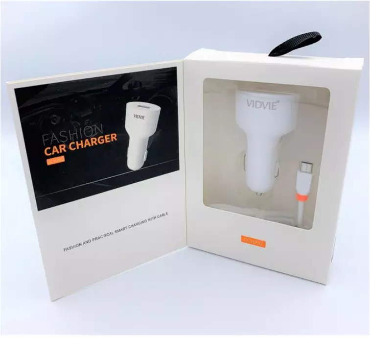 Vidvie Chargeur de voiture VIDVIE CC509Q USB + câble de synchronisationimage-2