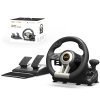Volant de Course Gaming PXN V3 Pro avec Pédalier – PC, PS4, Xbox One, Switch, Levier de Vitesse & Palettesimage-2