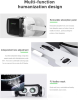 VR SHINECON 3D Wireless Bundle – Casque de Réalité Virtuelle HD avec Télécommande Bluetooth pour Smartphones (4.7 image 3