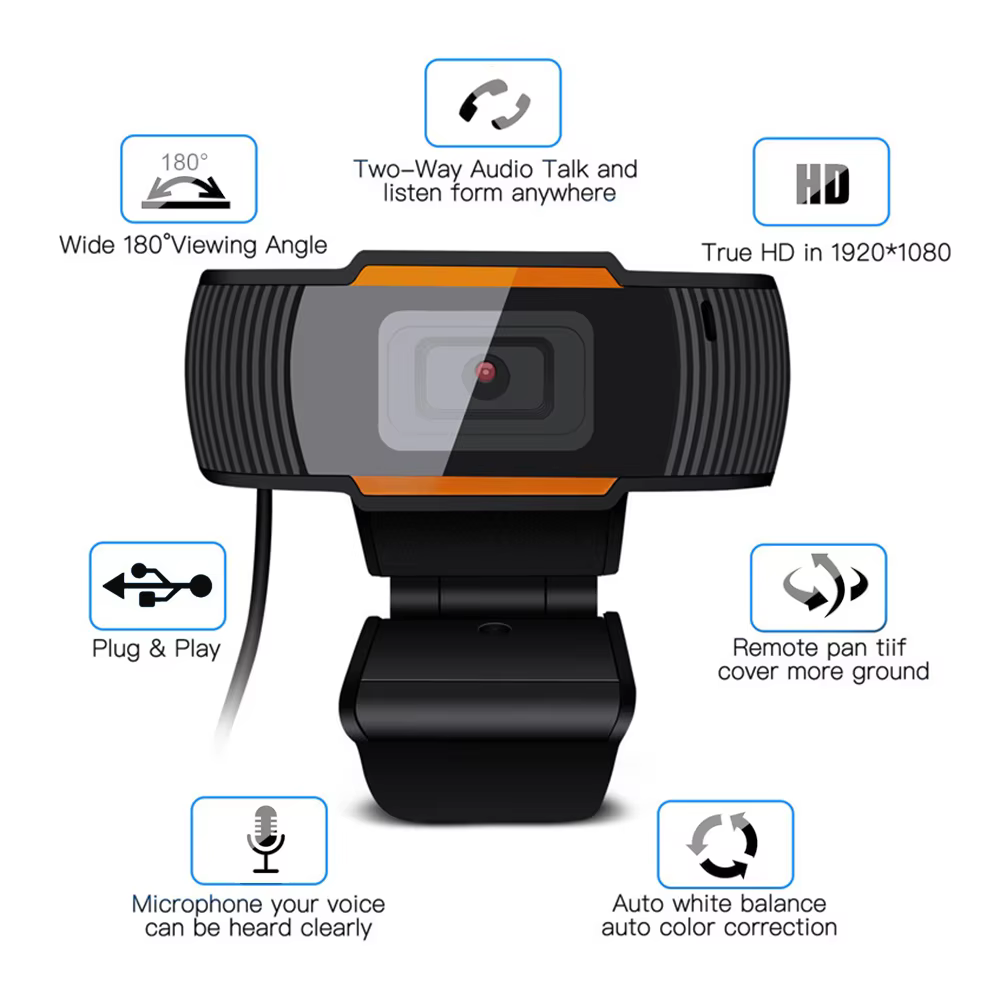 Webcam HD 720p avec Microphone Intégréimage-2