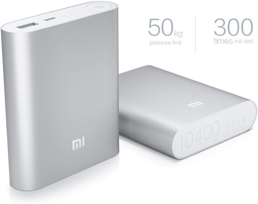 Xiaomi Powerbank 10400 mAh Argent - Batterie de Secours Ultra-Robuste & Charge Rapide 2A image 3