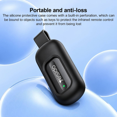 Yesido EC26C Adaptateur Télécommande IR Type-C pour Smartphone – Contrôle Universel Intelligent jusqu'à 15 Mètres