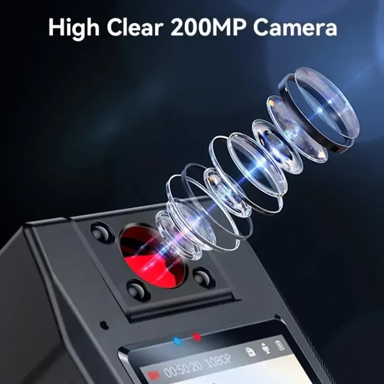 Yesido KM25 Mini Caméra Piéton & Enregistreur Vidéo 1920x1080p – Caméra Nomade avec Écran 1,3 Pouce & Vision Infrarouge image 3