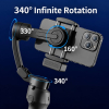 Yesido SP21 AI Gimbal Stabilizer – Stabilisateur Smartphone Intelligente avec Suivi AI Visage & Lumière Intégréeimage-2