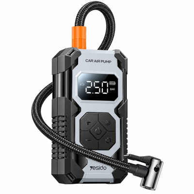GENERALE - Yesido VC12 Air Compressor 150 PSI 7800mAh – Compresseur d'Air Portable Électrique avec Écran Digital & Arrêt Automatique