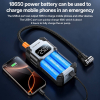 Yesido VC12 Air Compressor 150 PSI 7800mAh – Compresseur d'Air Portable Électrique avec Écran Digital & Arrêt Automatiqueimage 4