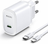 Yesido YC57 / YC57L 20W PD Fast Charger – Chargeur Secteur USB-C Rapide 20W avec Prise EU & Multi-Protections image 1