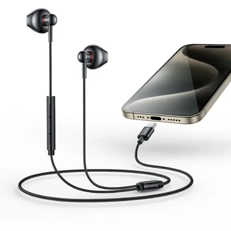GENERALE - Yesido YH49 Type-C In-Ear Headphones – Écouteurs Filaires USB Type-C en Alliage d'Aluminium avec Micro & Télécommande