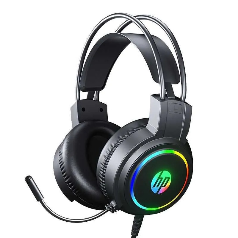 Casque Gaming HP H100 – Son Stéréo Haute Fidélité et Design Lumineux – Pour PC & Laptop. image 1
