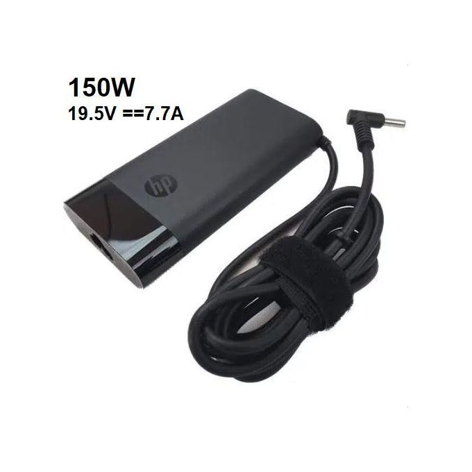 Chargeur D'origine HP 150W Smart Slim – Adaptateur Secteur 19.5V 7.7A (Connecteur Blue Tip 4.5mm) pour PC Portable HP OMEN, Pavilion Gaming, ZBook & Envy image 1