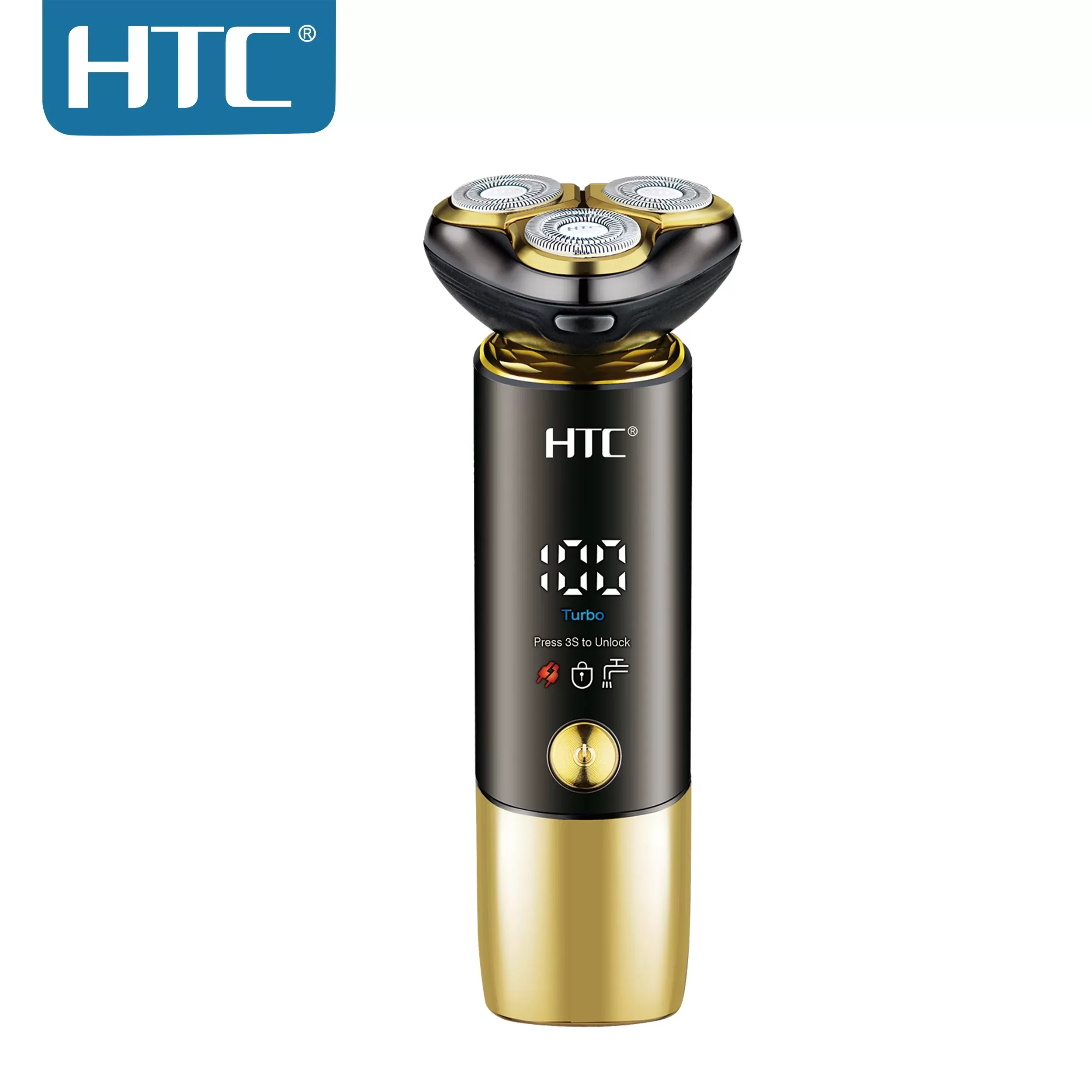 Rasoir Lavable HTC GT-699 avec Affichage LED image 1