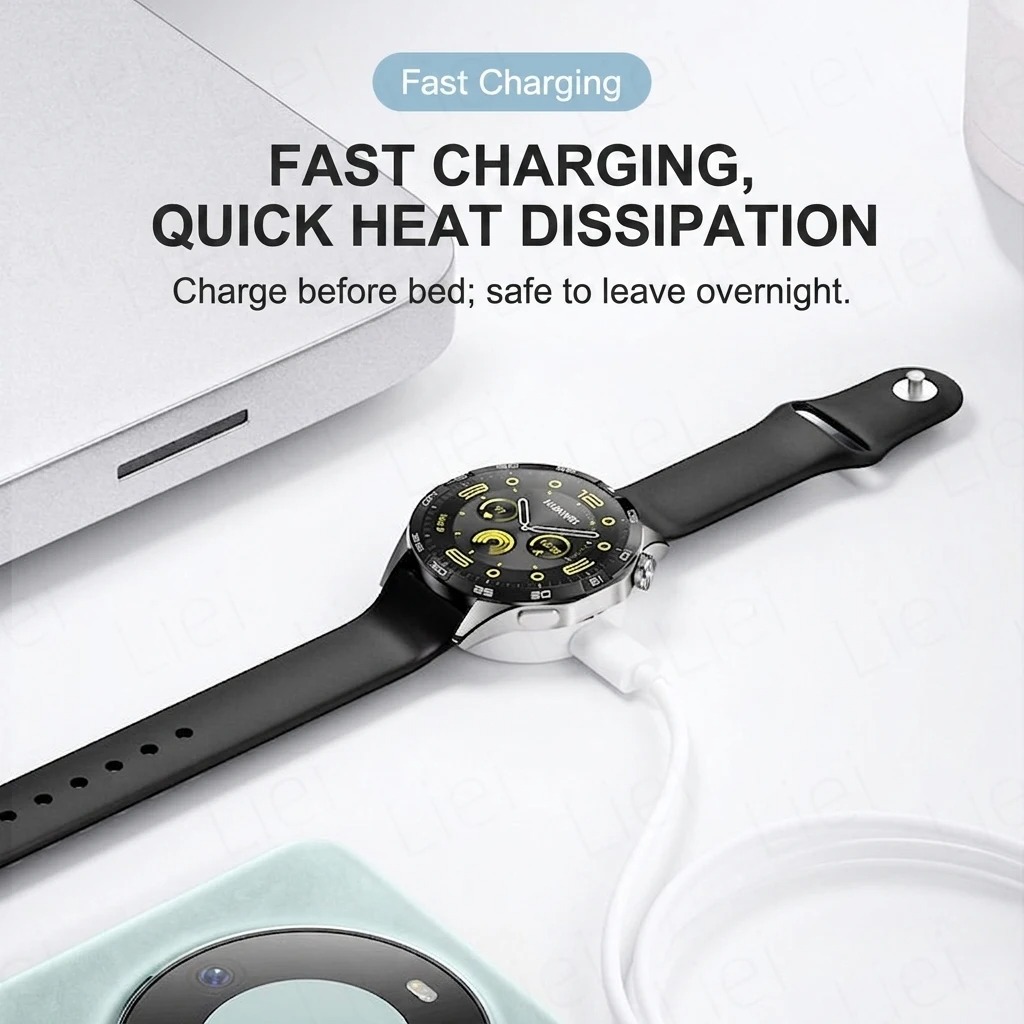Chargeur Magnétique pour Montre Huawei GT5, GT6, GT4, GT3 Pro & Watch 5/4/3 – Dock de Recharge Sans Filimage-2