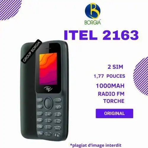 Téléphone Touches Itel it2163 (1,77 image 1