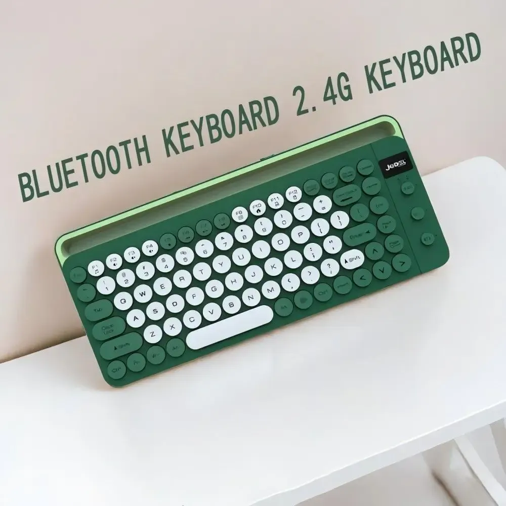 Clavier Sans Fil Jedel WKB100 – Clavier Rechargeable 90 Touches avec Support Smartphone & Tabletteimage 4