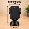 JOKO CH-04 Pro Hold – Support Voiture Universel avec Ventouse Haute Adhérence pour Pare-Brise & Tableau de Bordimage-2