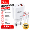 Joko JK-CH22 SpeedGaN – Bloc de Charge Ultra-Compact 25 Watt pour Smartphones & Accessoiresimage-2