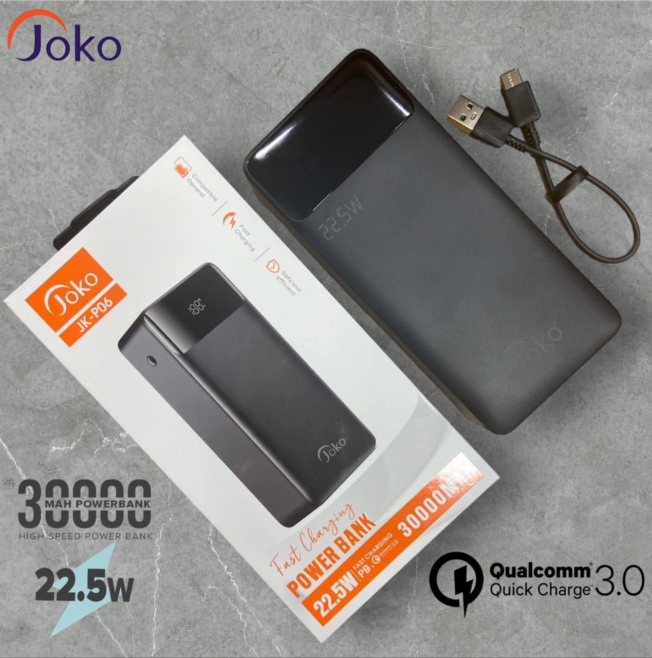 JoKo PowerBank 30 000 mAh avec Charge Rapideimage 4