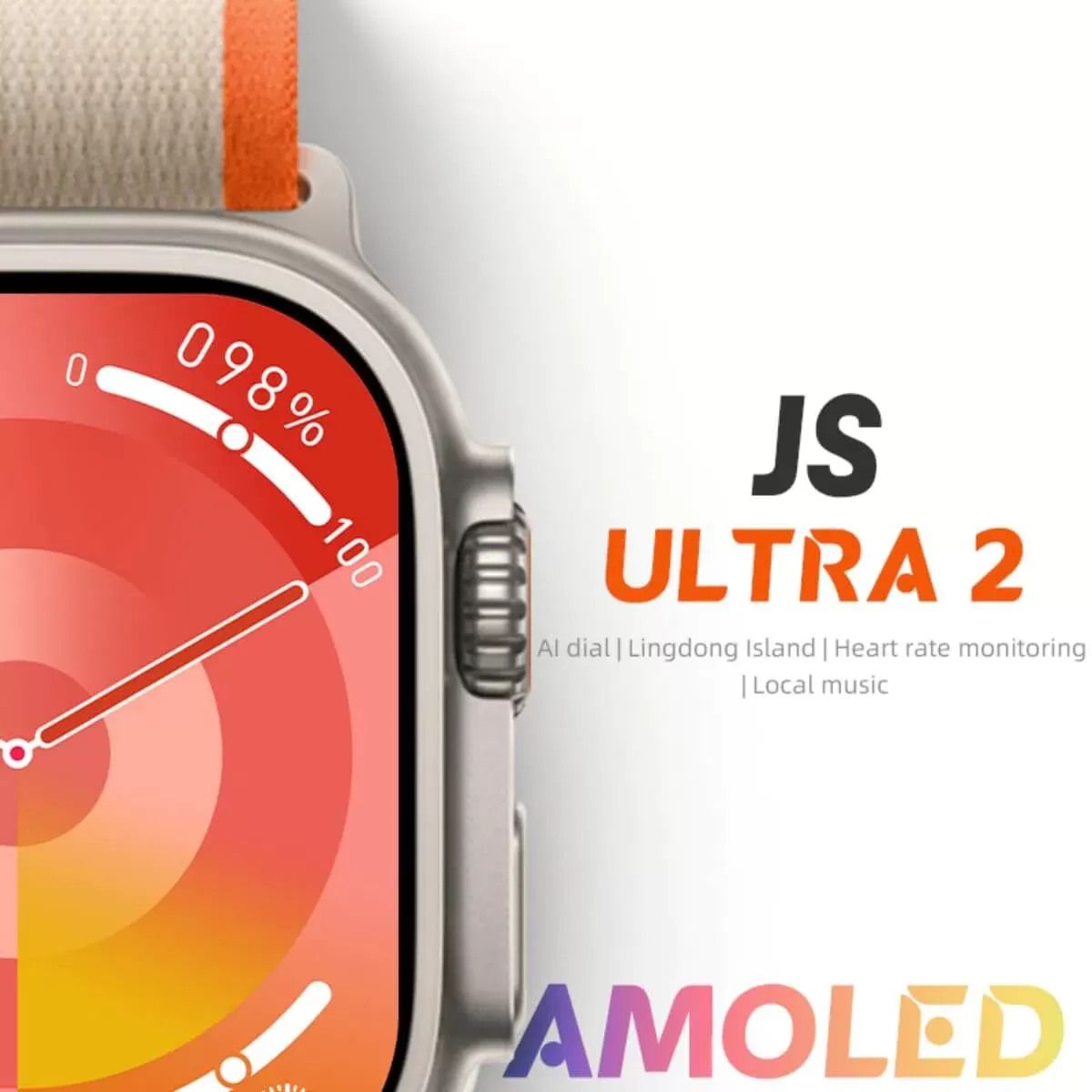 Montre Intelligente JS Ultra 2  AMOLEDimage-2