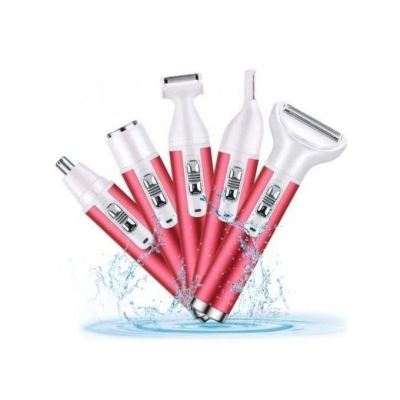 Épilateur & Rasoir Rechargeable 5-en-1 Kemei KM-3628 – Kit Beauté Femme Multi-Fonctions & Recharge USB