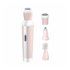 Kit Tondeuse 4-en-1 Femme Kemei KM-3024 – Épilateur Corps, Rasoir Visage, Nez & Sourcils image 3