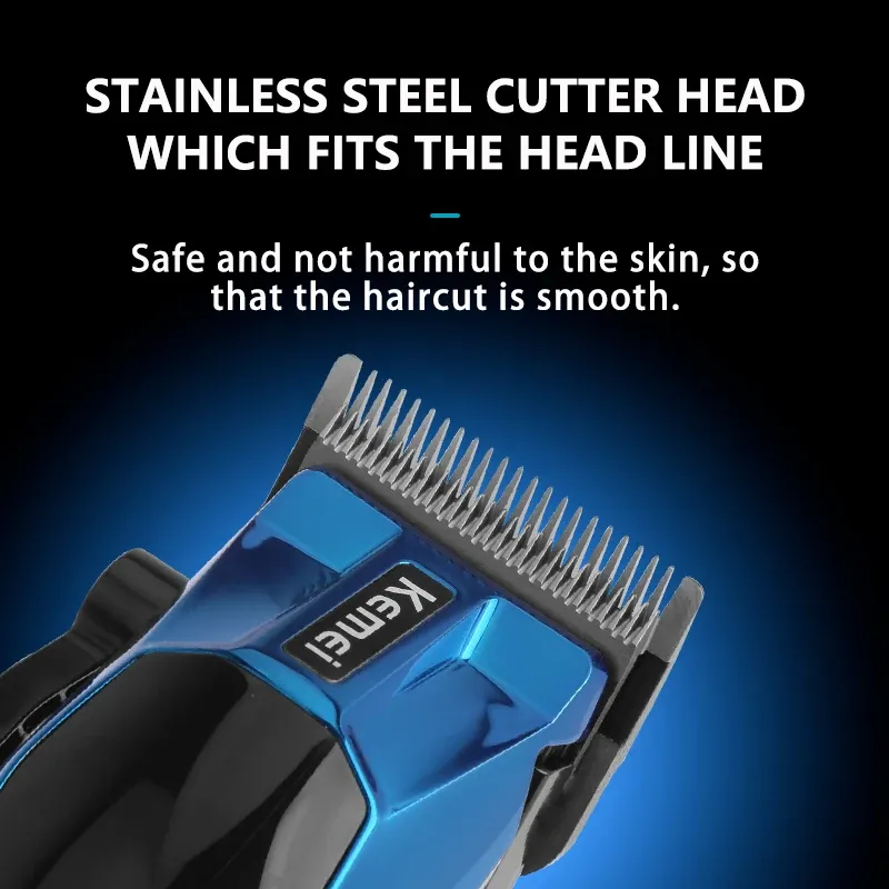 Tondeuse à Cheveux et Rasoir Électrique KM-8559 Batterie Détachable – Recharge Rapide, Compartiment de Charge image 3
