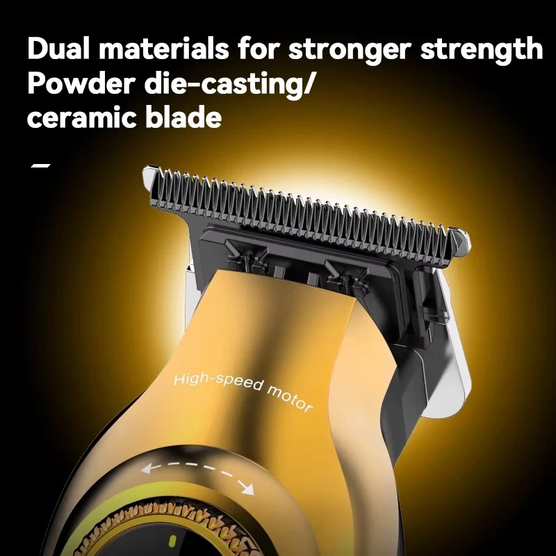 Tondeuse de Coupe Barbier Kemei KM-1677 (8000 RPM) – Machine Électrique Rechargeable Haute Performance pour Hommesimage 4