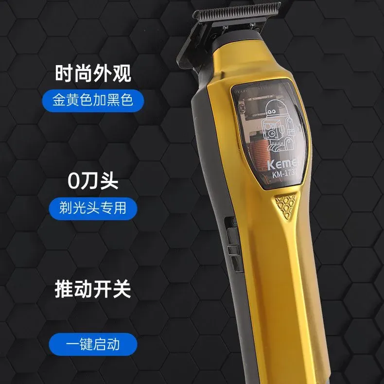 Tondeuse de Coupe Kemei KM-1737 Salon Haute Vitesse – Sans Fil, Rechargeable pour Barbier & Coiffeur image 3