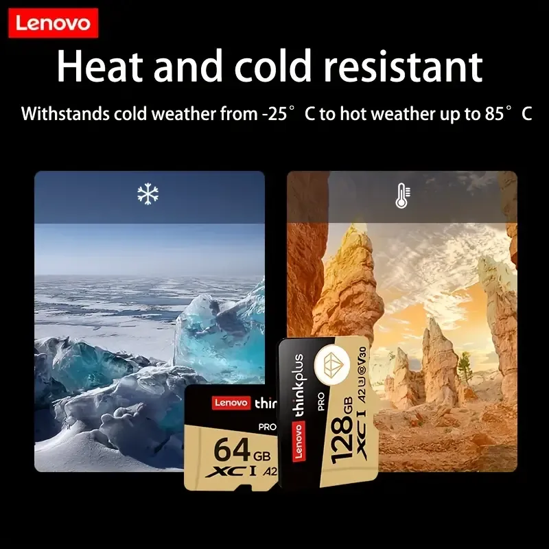 Carte Mémoire Lenovo Micro SD Pro – Haute Vitesse, Idéale 4K et Applications image 3