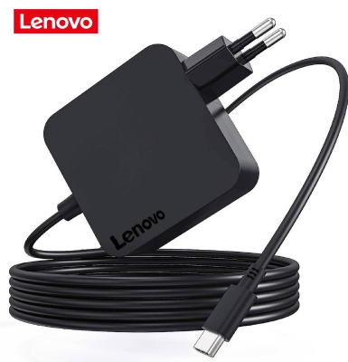 Chargeur Lenovo 65W USB-C Origine – Adaptateur Secteur pour ThinkPad (X1, T14, T480, E14, Yoga, IdeaPad, Chromebook)